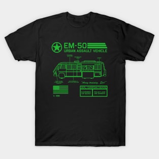 EM-50 Urban Assault Vehicle Specs T-Shirt